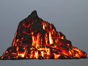 fire mountain 3D Model