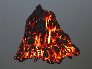 fire mountain 3D Model