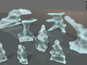 icebergset 1 3D Model