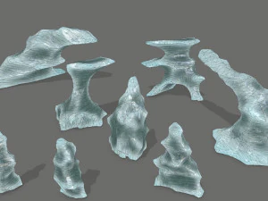 icebergset 1 3D Model