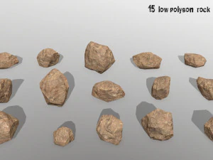 desert rocks 3D Model