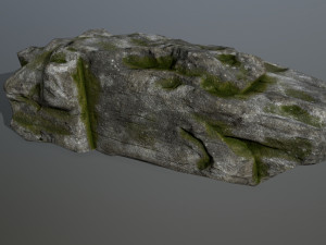 forest rocks set Model 3D