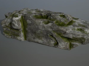 forest rocks set 3D Model