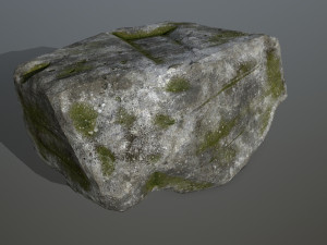 forest rocks set Model 3D