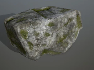 forest rocks set 3D Model