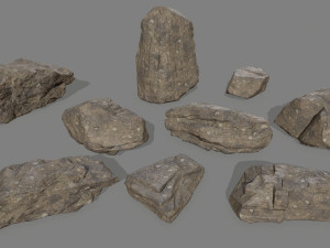 rocks 3D-Modell
