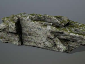 forest rocks set 3D Model