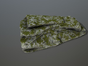 forest rocks set 3D Model