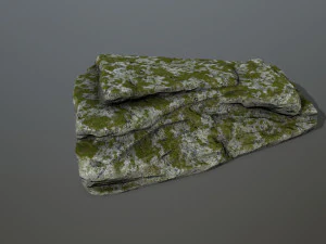 forest rocks set 3D Model