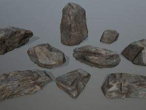 rocks 3D-Modell