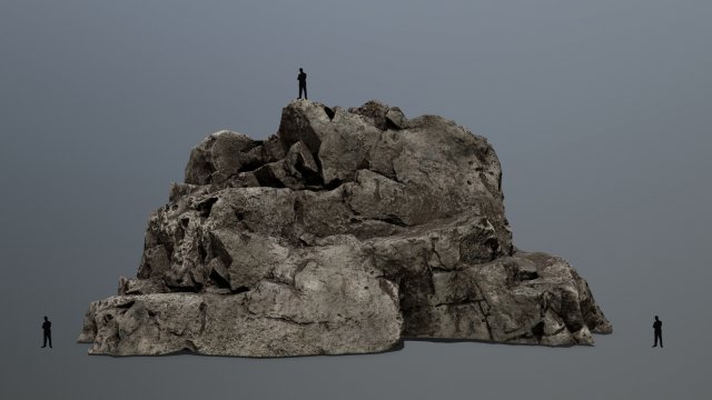rocks 3D 模型 .c4d .max .obj .3ds .fbx .stl .blend