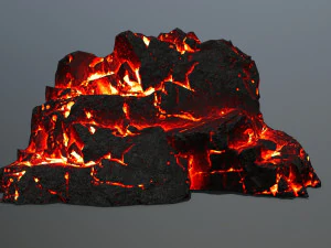lava rocks 3D Model