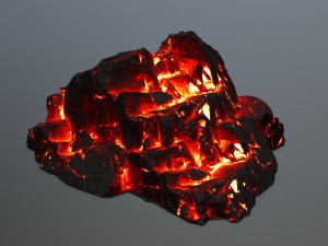 lava rocks 3D Модель