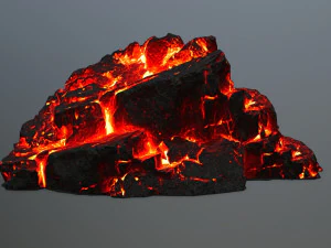 lava rocks 3D Model
