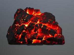 lava rocks 3D Модель
