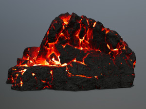 lava rocks 3D Модель