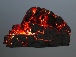 lava rocks 3D Model