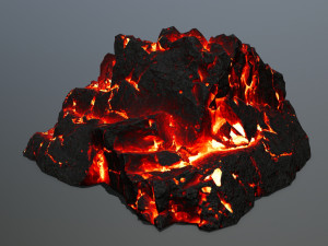 lava rocks 3D Модель