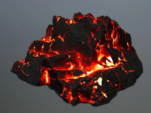 lava rocks 3D Model