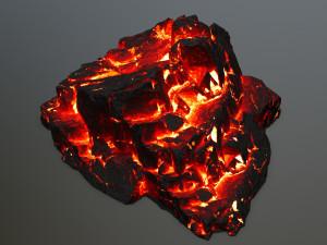 lava rocks 3D Модель