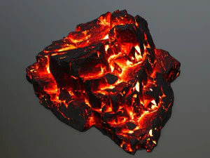 lava rocks 3D Model