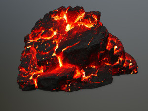 lava rocks 3D Модель
