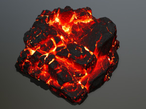 lava rocks 3D Модель