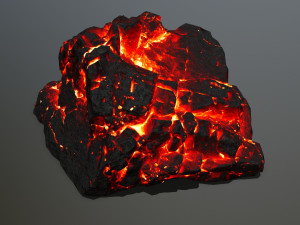 lava rocks 3D Модель