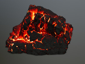 lava rocks 3D Модель