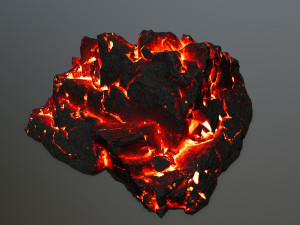 lava rocks 3D Модель