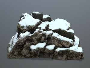 snow rocks 3D Model