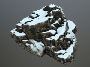 snow rocks 3D Model