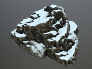 snow rocks 3D Model