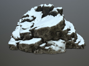 snow rocks 3D Model