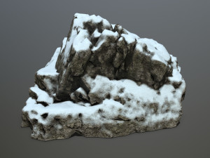 snow rocks 3D Model