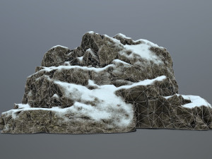 snow rocks 3D Model