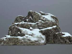 snow rocks 3D Model