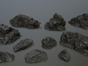 rocks 3D Model
