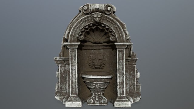 fountain Modelo 3D .c4d .max .obj .3ds .fbx .stl .blend 