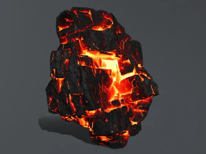 лавовые камни 3D Модель
