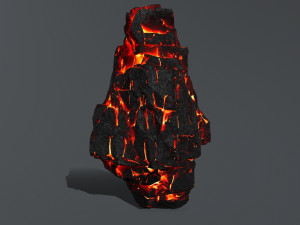 lava rocks Modello 3D