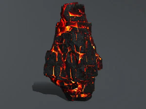 lava rocks 3D Model
