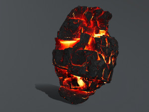 lava rocks Modello 3D