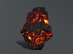 lava rocks Modello 3D