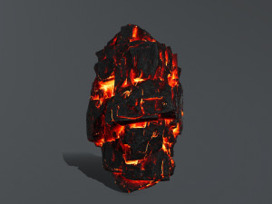 lava rocks Modello 3D