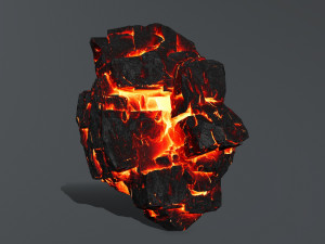lava rocks Modello 3D