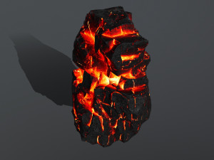 lava rocks Modello 3D