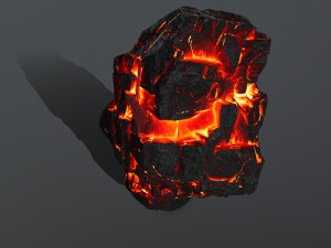 lava rocks Modello 3D