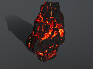 lava rocks Modello 3D