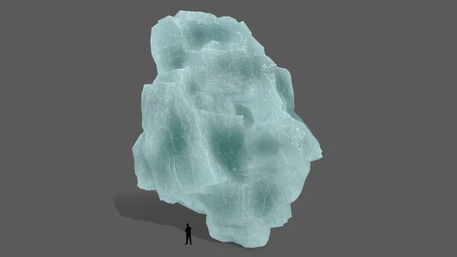 ice rocks 3D Model .c4d .max .obj .3ds .fbx .stl .blend